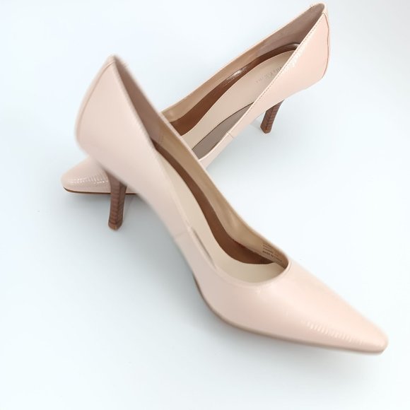 CALVIN KLEIN DOLLY CREAM/PINK 7.5M HEELS - Picture 2 of 14